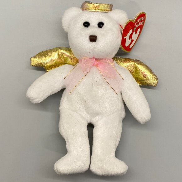 Ty Jingle Beanies Angel Bears Ornaments 2001 Halo 2002 Halo II 2003 Herald - Picture 2 of 16